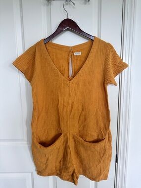 Of one sea - 100% cotton muslin romper